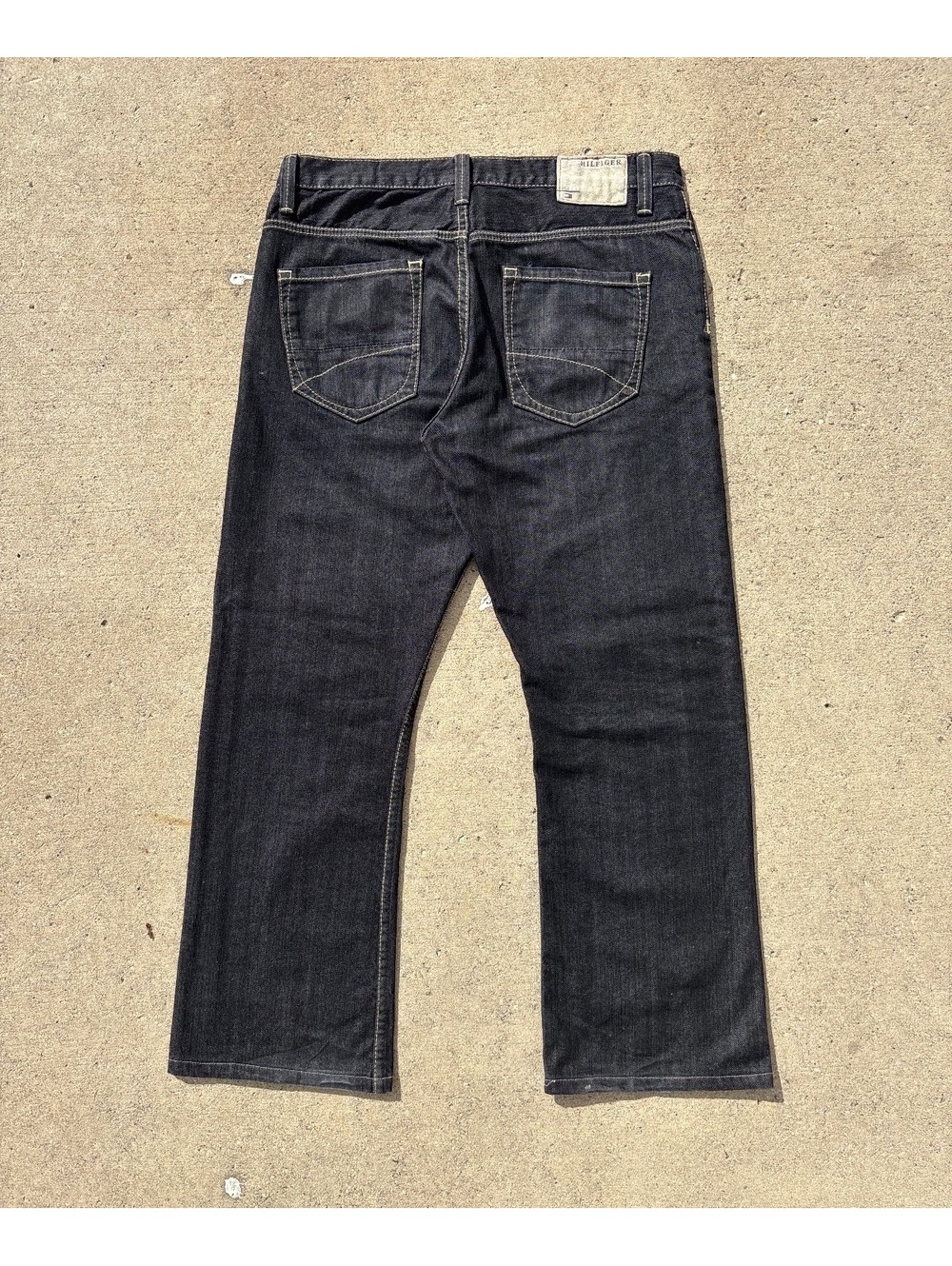 Vintage Tommy Hilfiger Premium Denim Dark Indigo Jeans 34x32